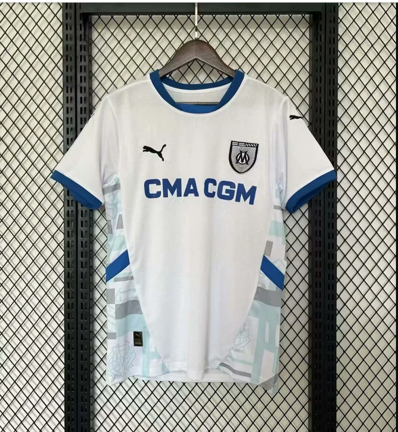 Olympique de Marseille 2024/2025 Home Jersey - Fan Version