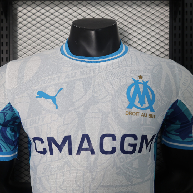Olympique de Marseille 2024/2025 Home Jersey - Player Version