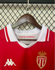 24/25 AS Monaco Home Jersey - Fan Version