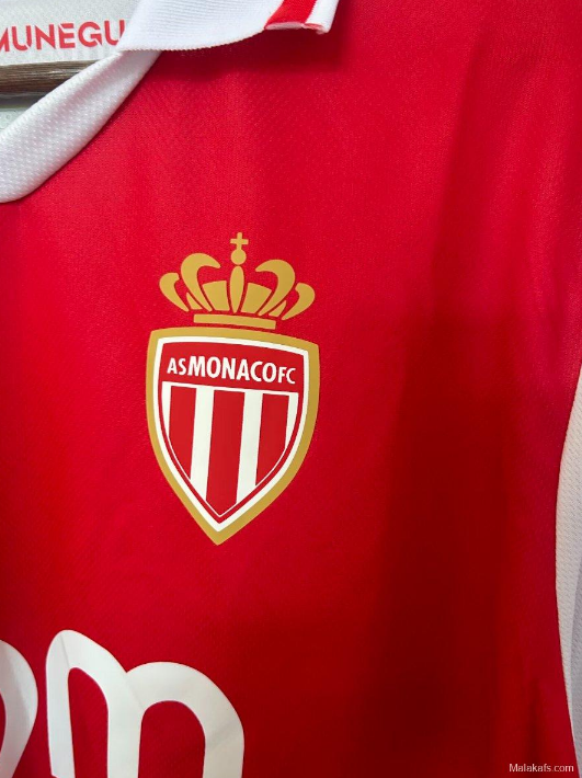 24/25 AS Monaco Home Jersey - Fan Version