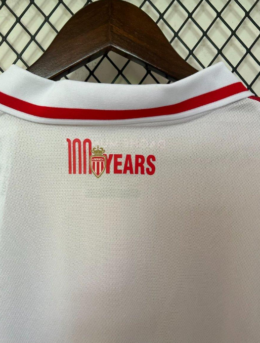 24/25 AS Monaco Home Jersey - Fan Version