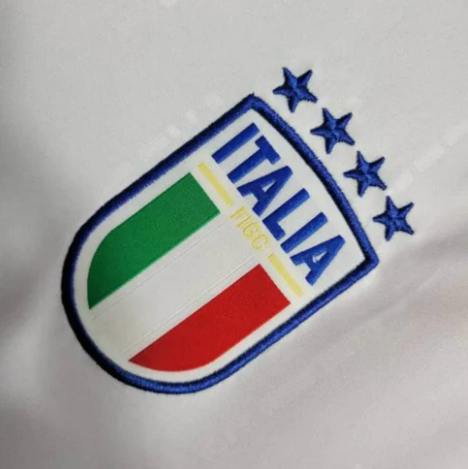 Italy 2024 Away White Stadium Jersey - Fans Version