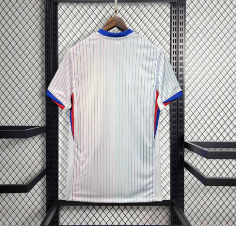 France 2024 Away White Stadium Jersey - Fans Version