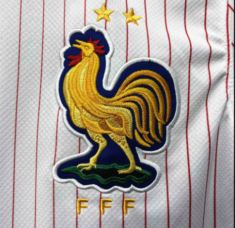 France 2024 Away White Stadium Jersey - Fans Version