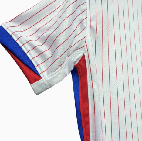 France 2024 Away White Stadium Jersey - Fans Version