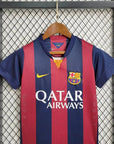 2014/2015 Retro Kids Size Barcelona Home Football Shirt 1:1 Thai Quality