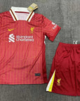 2024/2025 Liverpool Home Soccer Jersey 1:1 Thai Quality Kids Size