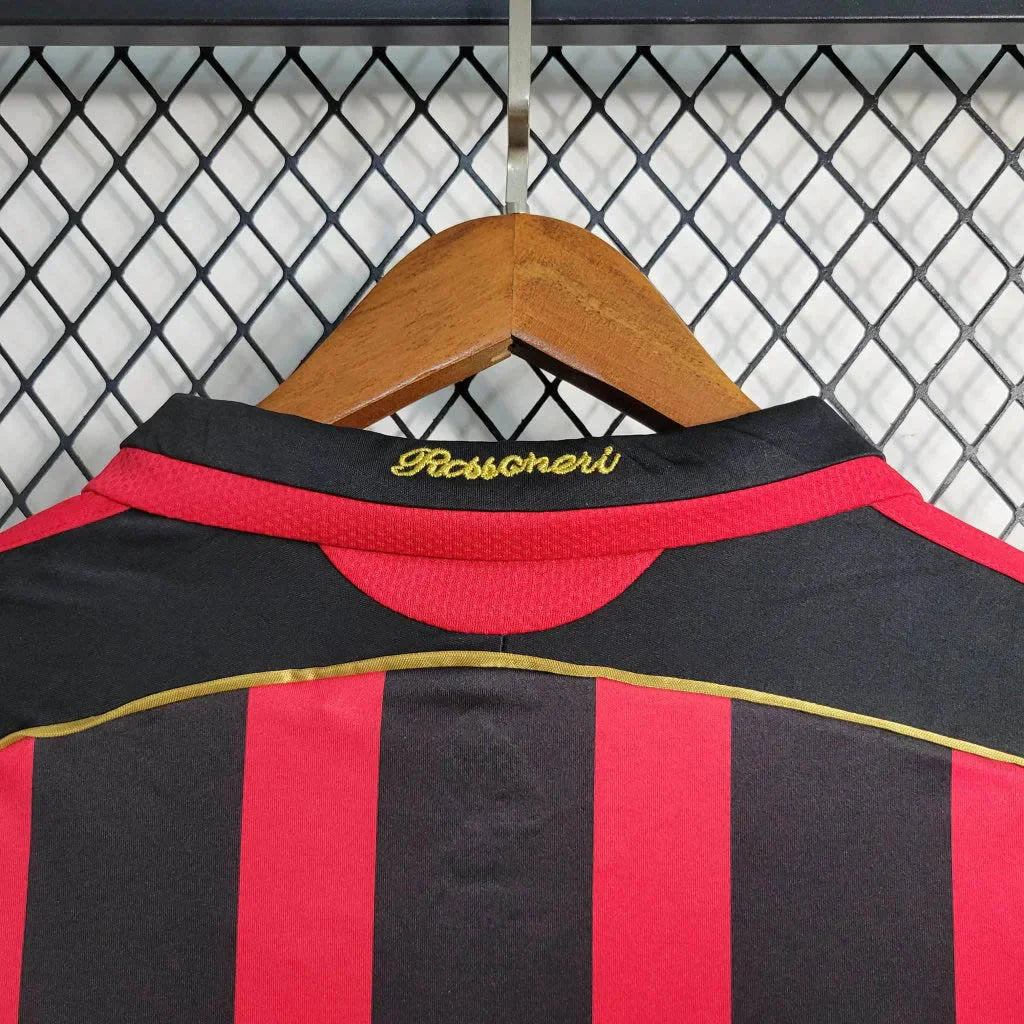 2006/2007 Retro Long Sleeve AC Milan Home Football Shirt 1:1 Thai Quality