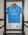 2023/2024 Kids Size Napoli Home Soccer Jersey 1:1 Thai Quality