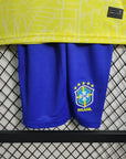2024 Brazil Home Football Shirt Kids Size 1:1