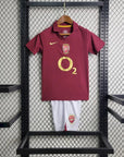 2005/2006 Retro Kids Size Arsenal Home Football Shirt 1:1 Thai Quality