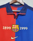 1999/2000 Retro Barcelona Home 100th Anniversary Version Football Shirt 1:1 Thai Quality