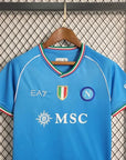 2023/2024 Kids Size Napoli Home Soccer Jersey 1:1 Thai Quality