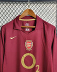 2005/2006 Retro Long Sleeve Arsenal Home Football Shirt 1:1 Thai Quality