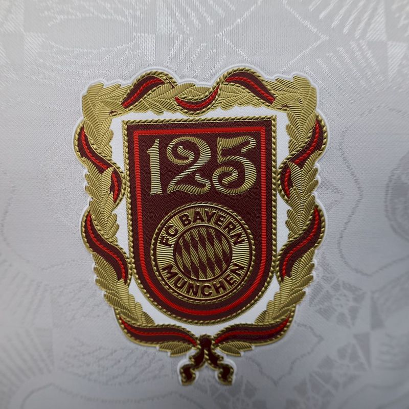 2025-26 Bayern Munich 125 Years White Player S-2XL
