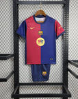 2024/2025 Kids Size Barcelona Home Football Shirt 1:1 Thai Quality