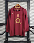 2005/2006 Retro Long Sleeve Arsenal Home Football Shirt 1:1 Thai Quality