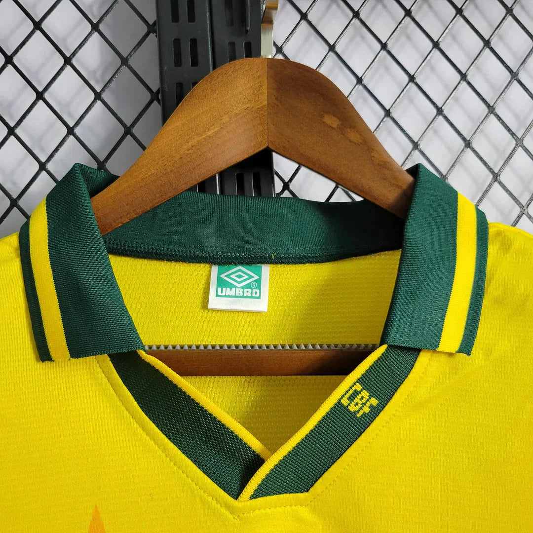 1994 Retro Brazil Soccer Jersey Home