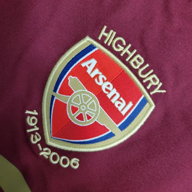 2005/2006 Retro Long Sleeve Arsenal Home Football Shirt 1:1 Thai Quality