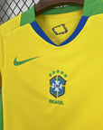 2025 Brazil Home Football Shirt Kids Size