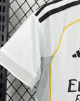2025/2026 Real Madrid Home Football Shirt Kids Size