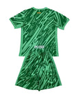 2024/2025 Kids Size Barcelona Green Goalkeeper Football Shirt
