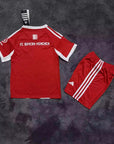 2025/2026 Bayern Munchen Home Football Shirt Kids Size