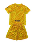 2024/2025 Kids Size Barcelona YellowGoalkeeper Football Shirt
