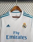 2017/2018 Retro Long Sleeve Real Madrid Home
