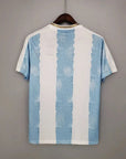 2021 Retro Argentina Soccer Jersey Concept Maradona Special Emblem