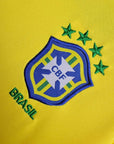 1998 Retro Kids Size Brazil Home Soccer Jersey