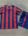 2009/2010 Retro Kids Size Barcelona Home Football Shirt 1:1 Thai Quality