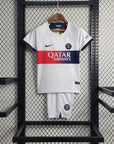 2023/2024 Psg Paris Saint-Germain Away Foowaytball Shirt 1:1 Thai Quality Kids Size