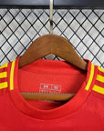 2024 Kids Size Spain Home Football Shirt 1:1 Thai Quality
