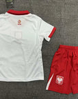 2024 Poland Home Football Shirt 1:1 Thai Quality Kids Size