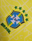 2024 Brazil Home Football Shirt Kids Size 1:1