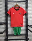 2024 Portugal Home Football Shirt Kids Size 1:1 Thai Quality