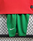 2024 Portugal Home Football Shirt Kids Size 1:1 Thai Quality