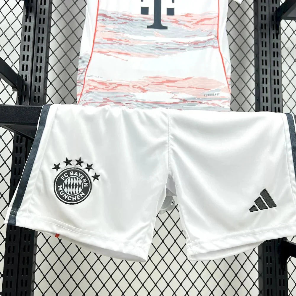 2025/2026 Bayern Munchen Away Football Shirt Kids Size