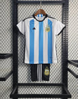 2022 Argentina Home Football Shirt Kids Size