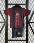 Barcelona x Travis Scott Retro 2000/01 Home Skeleton Jersey Kids Size