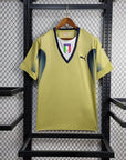2006 Retro Italy Goalkeeper Gold Soccer Shirt