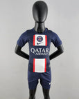 2022/2023 Psg Paris Saint-Germain Home Football Shirt 1:1 Thai Quality Kids Size