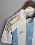 2021 Retro Argentina Soccer Jersey Concept Maradona Special Emblem