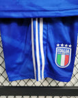 2023 Italy Home Soccer Shirt Kids Size