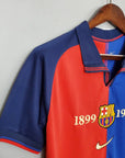 1999/2000 Retro Barcelona Home 100th Anniversary Version Football Shirt 1:1 Thai Quality