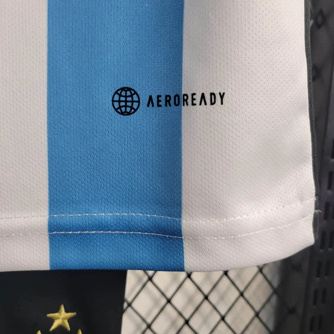 2022 Argentina Home Football Shirt Kids Size